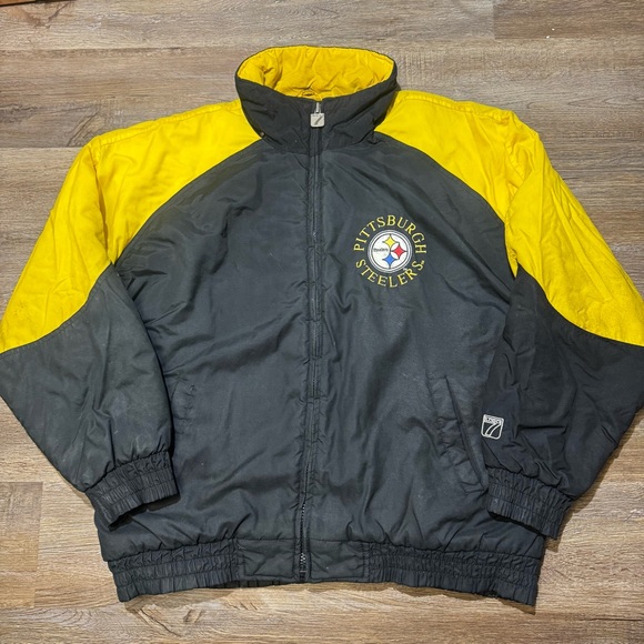 Vintage 90s Logo 7 NFL Pittsburgh Steelers Jacket
